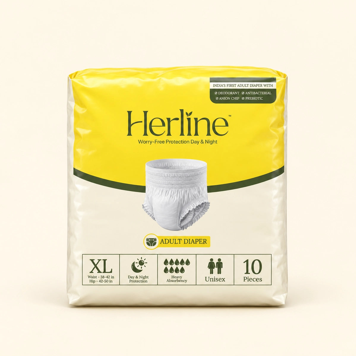 Adult Diapers - 10pcs